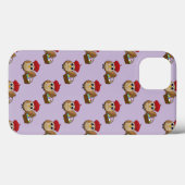 Funny Owl Ostereier Hunt Muster Case-Mate iPhone Hülle (Rückseite (Horizontal))