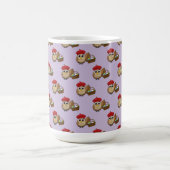 Funny Owl Ostereier Hunt Muster Kaffeetasse (Mittel)