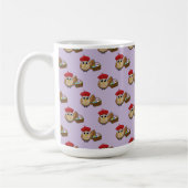 Funny Owl Ostereier Hunt Muster Kaffeetasse (Links)