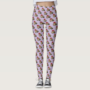 Funny Owl Ostereier Hunt Muster Leggings