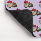 Funny Owl Ostereier Hunt Muster Mousepad (Ecke)