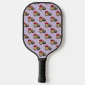 Funny Owl Ostereier Hunt Muster Pickleball Schläger (Rückseite)