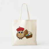 Funny Owl Ostereier Jagd Tragetasche (Vorne)