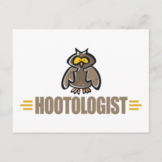 Funny Owl Postkarte (Vorderseite)