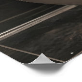 Funny Owl Reading Newspaper on Toilet, Bathroom Poster (Ecke)