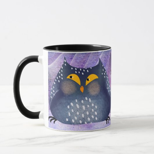 "Funny Owl Tasse Wrap - Niedliche und Unglaublich (Links)