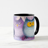 "Funny Owl Tasse Wrap - Niedliche und Unglaublich (VorderseiteRechts)