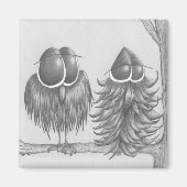 Funny Owls Magnet (Vorne)