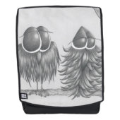 Funny Owls Rucksack (Vorderseite)