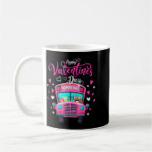 Funny Owls School Bus Driver Happy Valentines Day Kaffeetasse (Links)