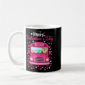 Funny owls school bus driver happy valentines day kaffeetasse (Links)