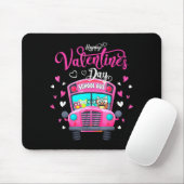 Funny Owls School Bus Driver Happy Valentines Day Mousepad (Mit Mouse)