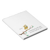 Funny Own Quote Notepad Notizblock (angewinkelt)