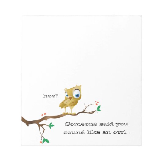 Funny Own Quote Notepad Notizblock (Vorderseite)