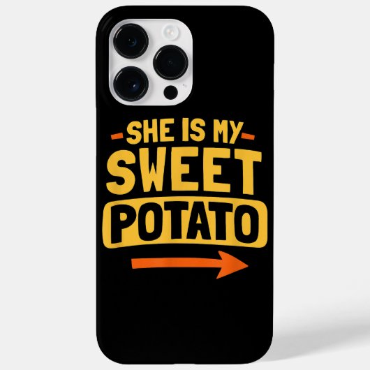 Funny Paares Match She is my Sweet Potato Shir Case-Mate iPhone Hülle (Rückseite)