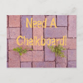 Funny Paares Stones Weeds Walkway Foto Postkarte (Vorderseite)