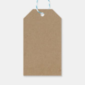 Funny paart gut mit Tante und Onkel werden Geschenkanhänger (Rückseite)