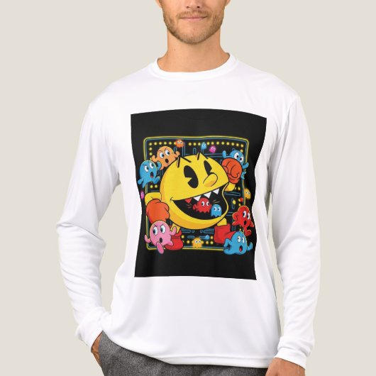 Funny Pac-Man T-Shirt – Retro Arcade Gaming Tee (Vorderseite)