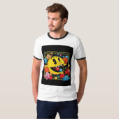 Funny Pac-Man T-Shirt – Retro Arcade Gaming Tee (Vorne ganz)