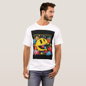 Funny Pac-Man T-Shirt – Retro Arcade Gaming Tee (Vorne ganz)