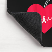 Funny Pacemaker Owner Heart Surgery Survivor  Mousepad (Ecke)
