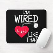 Funny Pacemaker Owner Heart Surgery Survivor  Mousepad (Mit Mouse)
