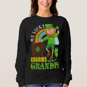 Funny Paddy Day St Patricks Lucky Charms Call Me G Sweatshirt