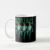 Funny Paddys Back Trump St Patricks Day Dance Kaffeetasse (Links)