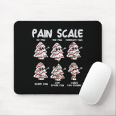 Funny Pain Scale Weihnachten Weihnachten Weihnacht Mousepad (Mit Mouse)