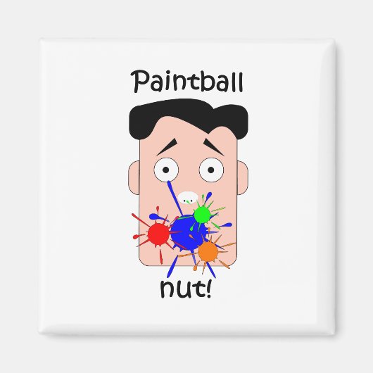 Funny Paintball Magnet (Vorne)