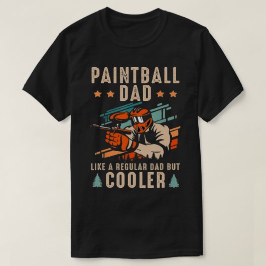 Funny Paintball Vater Definition Paintballspiel 3 T-Shirt (Design vorne)