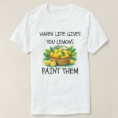 Funny Painter Slogan T-Shirt (Design vorne)