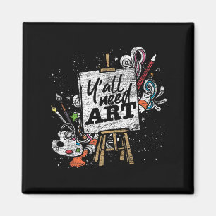 Funny Painter Yall Need Art Zeichne Künstler Magnet