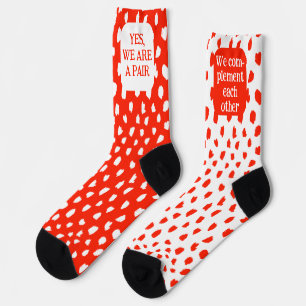 Funny Pair, farbig, rot Socken