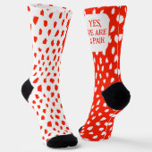 Funny Pair, farbig, rot Socken (Gewinkelt)