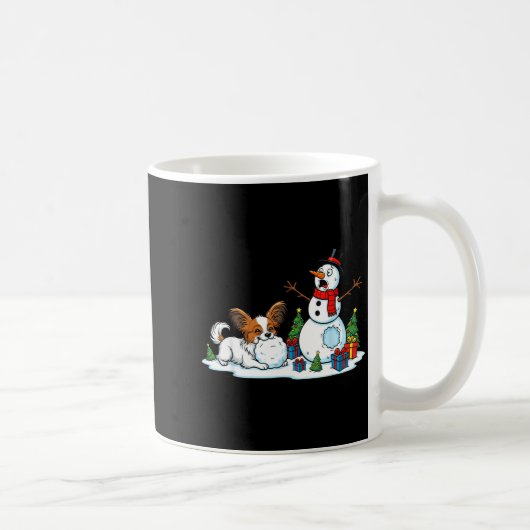 Funny Pallon Snowman Christmas Tree Xmas Womens Me Kaffeetasse (Rechts)