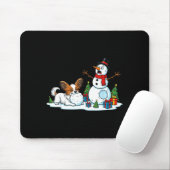 Funny Pallon Snowman Christmas Tree Xmas Womens Me Mousepad (Mit Mouse)