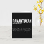 Funny Panantukan Commit Boxing Definition Karte (Gelbe Blume)
