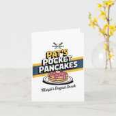 Funny Pancake Breakfast Sprichwort Karte (Gelbe Blume)