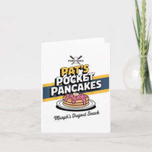 Funny Pancake Breakfast Sprichwort Karte