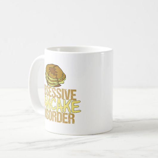 Funny Pancake Lover Kaffeetasse (Vorderseite Links)