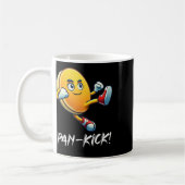 Funny Pancake Pan Karate Kick Boys Girls Food Lieb Kaffeetasse (Links)