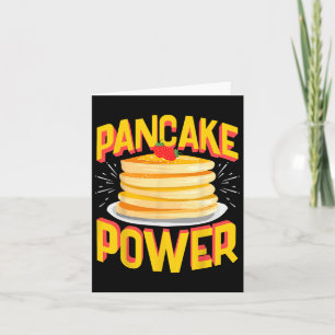 Funny Pancake Power Karte