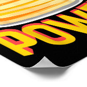 Funny Pancake Power Poster (Ecke)