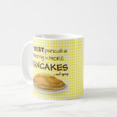 Funny Pancakes und Sirup Zitronensatz Kaffeetasse (Vorderseite Links)