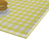 Funny Pancakes und Sirup Zitronensatz Schneidebrett (Ecke)