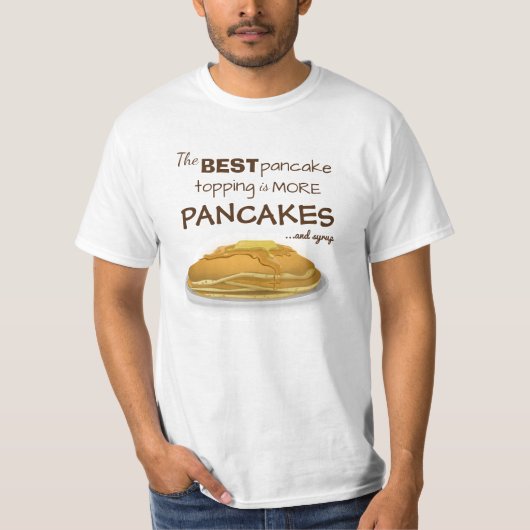 Funny Pancakes und Sirup Zitronensatz T-Shirt (Vorderseite)