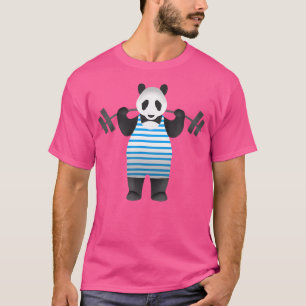 Funny Panda Bären Lift Weight Panda T-Shirt