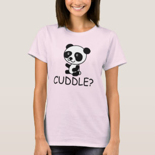 Funny Panda Bären T - Shirt, Cuddle? T-Shirt