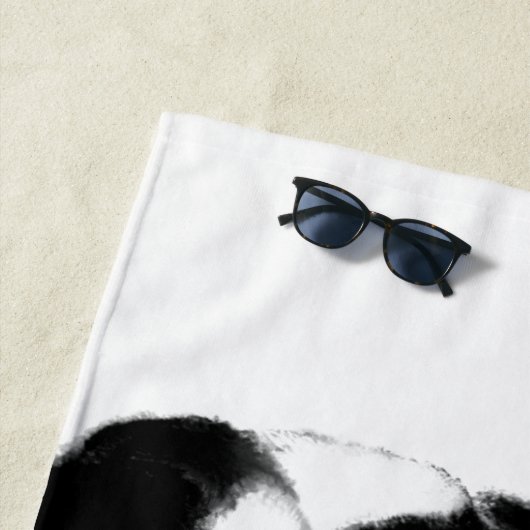 Funny Panda Beach Handtuch (Beispiel)